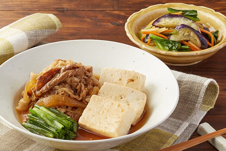Kit2人前／味しみやわらか！牛肉とニラの肉豆腐|有機野菜 通販