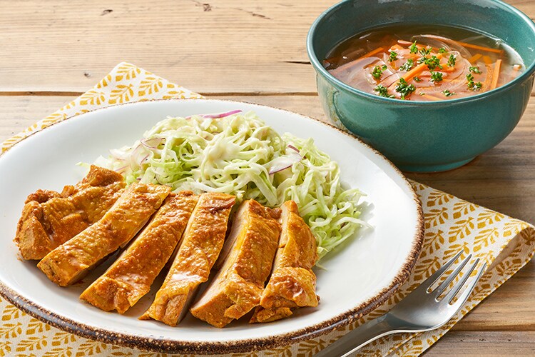 Kit2人前 お手軽 スパイシータンドリーチキン 有機野菜 通販 ｏｉｓｉｘ おいしっくす