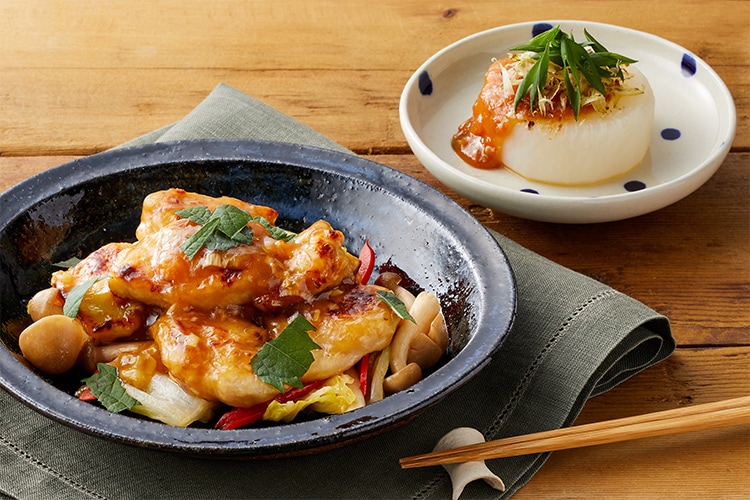 Kit2人前／ごはんがすすむ！鶏の和風香味だれ|有機野菜 通販