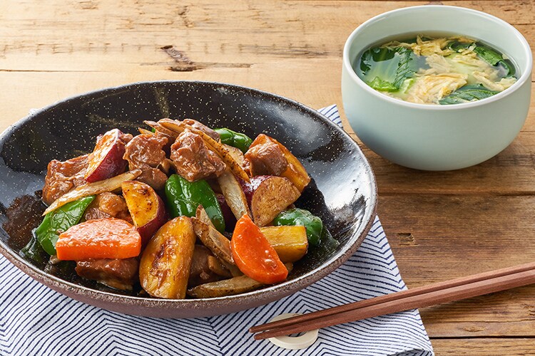 Kit3人前 やわらか豚すね肉とおいも中華風炒め 有機野菜 通販 oisix おいしっくす Kit3人前 やわらか豚すね肉とおいも中華風炒め 有機野菜 通販 oisix おいしっくす