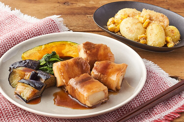 Kit3人前 包丁いらず 肉巻豆腐オイスター照焼 有機野菜 通販 oisix おいしっくす Kit3人前 包丁いらず 肉巻豆腐オイスター照焼 有機野菜 通販 oisix おいしっくす