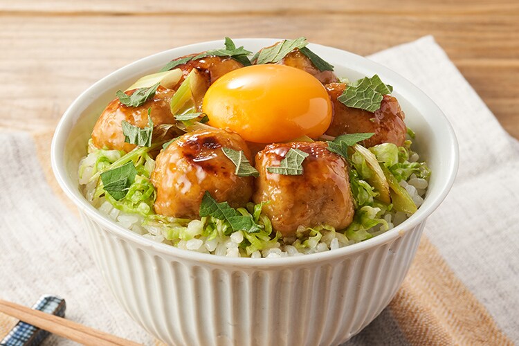 Kit]ふわふわ鶏団子の照りたま丼|有機野菜 通販 Oisix(おいしっくす)