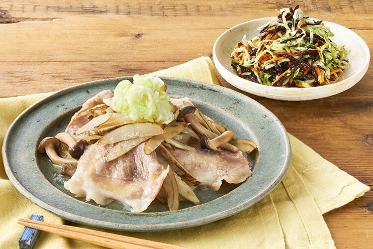 Kit2人前／ごぼうと豚肉のねぎ塩レモンだれ