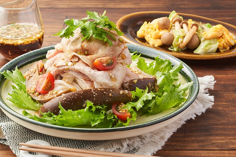 Kit2人前／山盛り野菜と！自家製だれで冷しゃぶ|有機野菜 通販