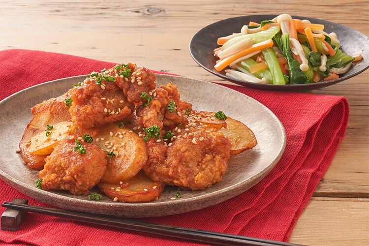 Kit2人前／ピリうま！韓国風ヤンニョムチキン|有機野菜 通販