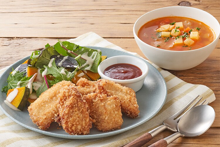 Kit2人前／やわらか鶏チーズフライBBQソース|有機野菜 通販