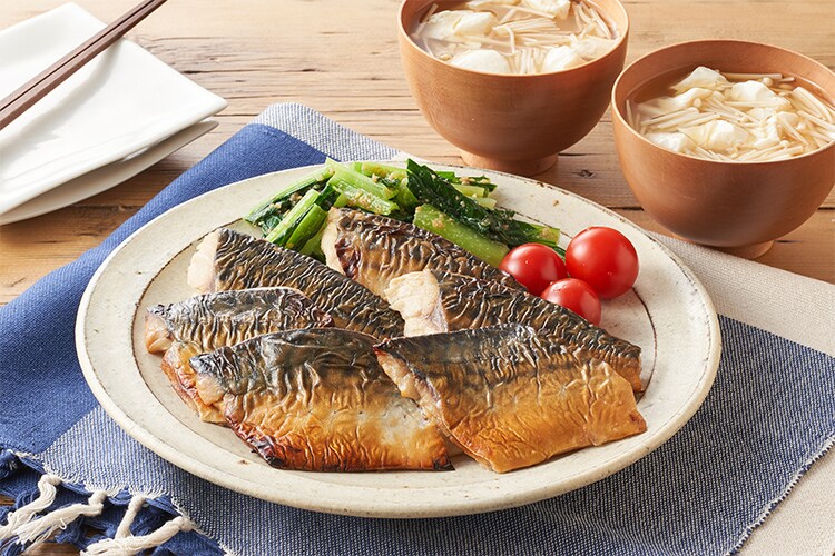 Kit]さば西京焼きと小松菜のごま和え添え|有機野菜 通販 Oisix