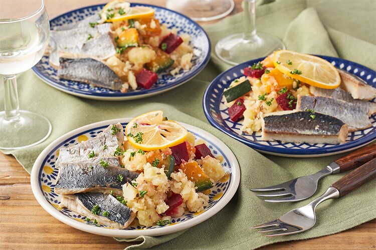 Nashi Diet 2箱 Kit]名店監修！ニシンとじゃがいも温かいサラダ|有機野菜 通販