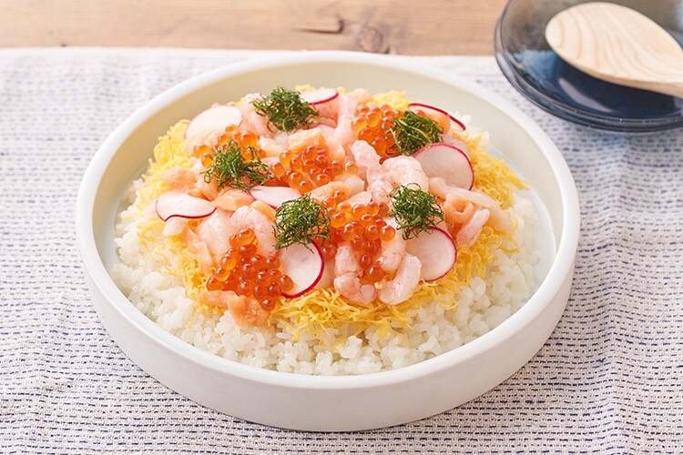 Kit]みんなで囲む！ごちそう海鮮ちらし寿司|有機野菜 通販