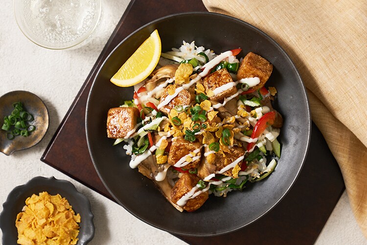 Kit2人前 ヴィーガン 照りマヨサラダ丼 有機野菜 通販 ｏｉｓｉｘ おいしっくす