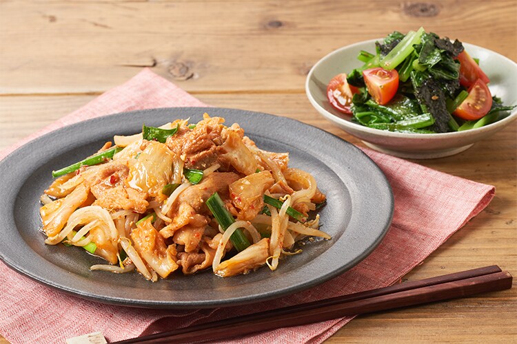 Kit2人前／火いらず！ごはんがすすむ豚キムチ|有機野菜 通販