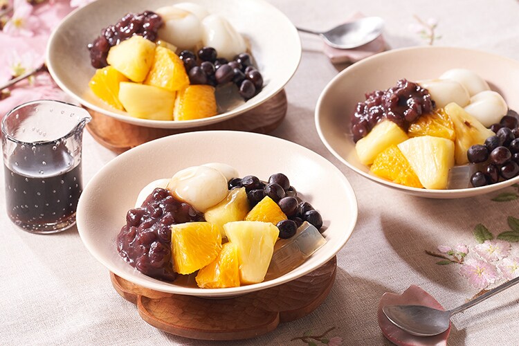 Kit]おうちで簡単！白玉フルーツあんみつ|有機野菜 通販 Oisix