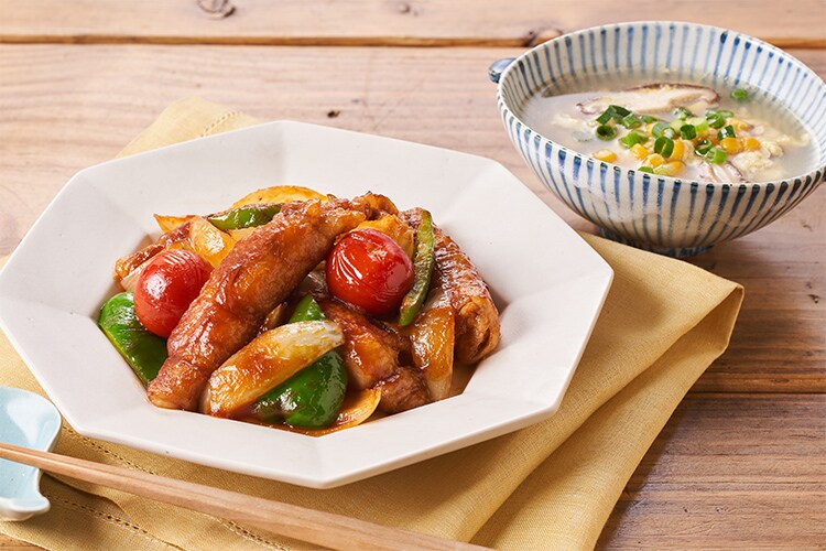 Kit3人前/五十嵐シェフの技あり!ごまマヨ酢豚|有機野菜 通販 Kit3人前/五十嵐シェフの技あり!ごまマヨ酢豚|有機野菜 通販