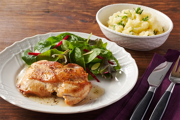 Kit2人前／日高シェフの鶏ももソテービネガー風味|有機野菜 通販