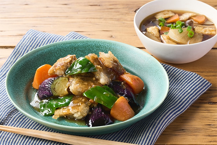 Kit3人前／たらと野菜のさっぱり甘酢香味だれ|有機野菜 通販