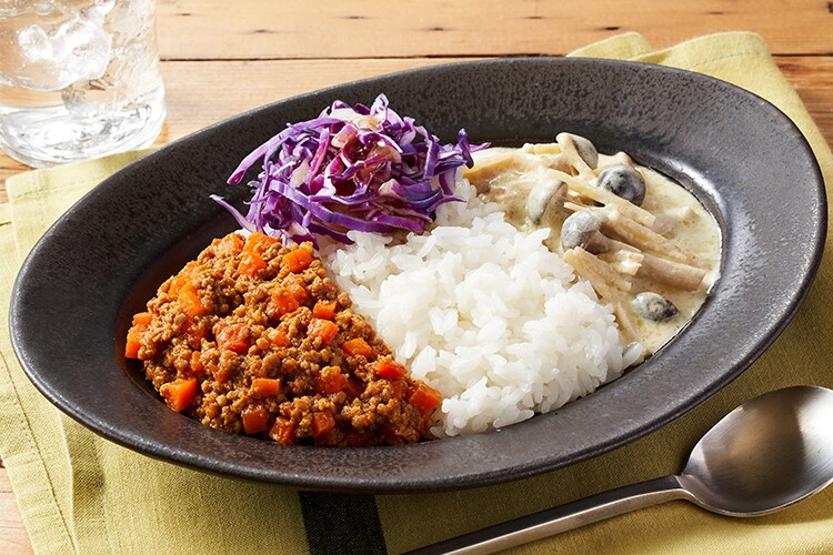 Kit]【超ラク】2種楽しめる！合いがけカレー|有機野菜 通販 Oisix