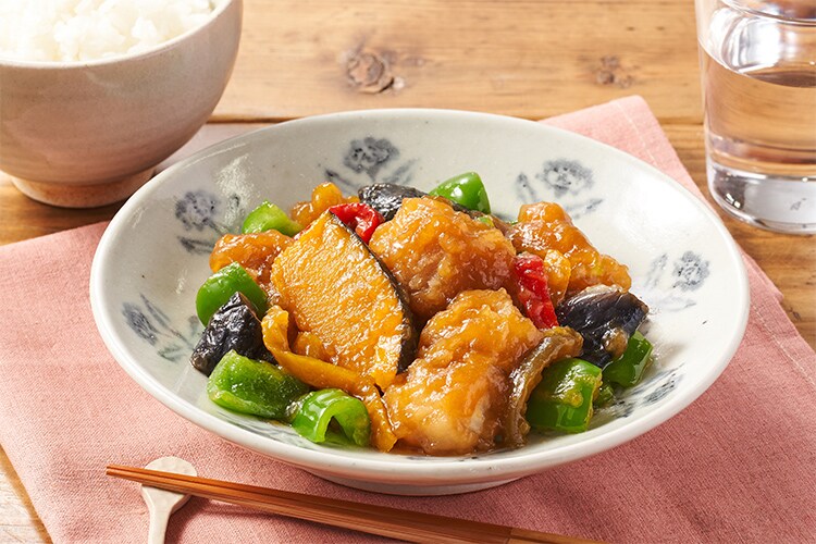 Kit3人前／【超ラク】やわらか揚げ豚の簡単酢豚|有機野菜 通販