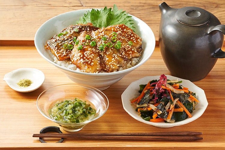 Kit2人前／あじ竜田でお手軽！蒲焼き丼御膳|有機野菜 通販