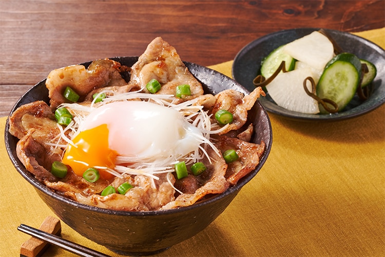 Kit2人前／とろーり温玉のせ、帯広豚丼