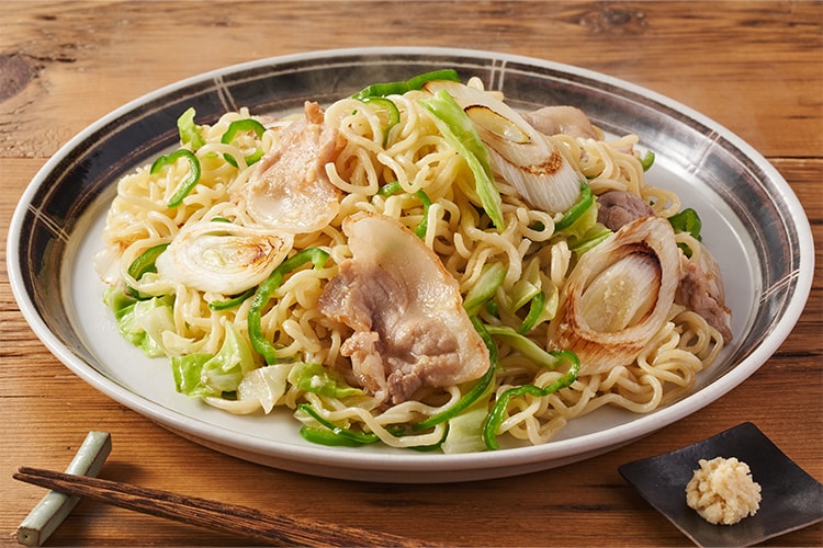 麺Kit]ツンと香る！山わさび塩焼きそば|有機野菜 通販 Oisix