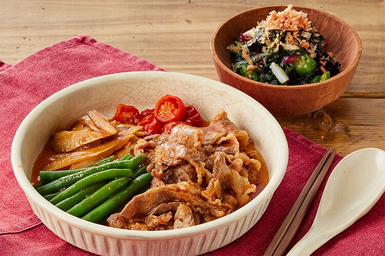 Kit2人前／包丁いらず！国産牛肉のトマトすき煮|有機野菜 通販