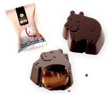 チョコレートヒッポミニリボンボックス