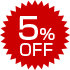 5%OFF