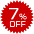 7%OFF
