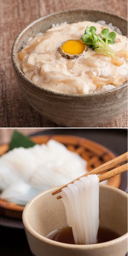 流水5分で出来上がり!いかとろろ&いかそうめん