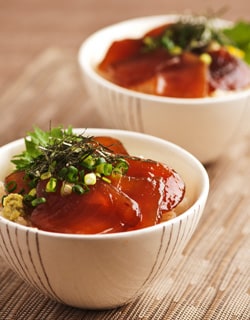 丼にぴったり 漬けびんちょうまぐろ&メバチまぐろ