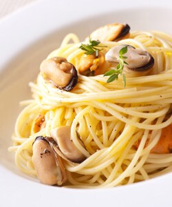 ムール貝のパスタ
