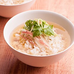 香味菜のつゆかけごはん