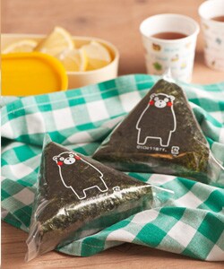 くまモン登場でテンションアップ!おにぎりのり