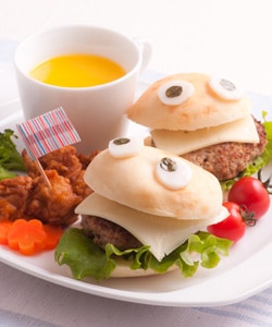 10分でボリューム満点ハンバーガー