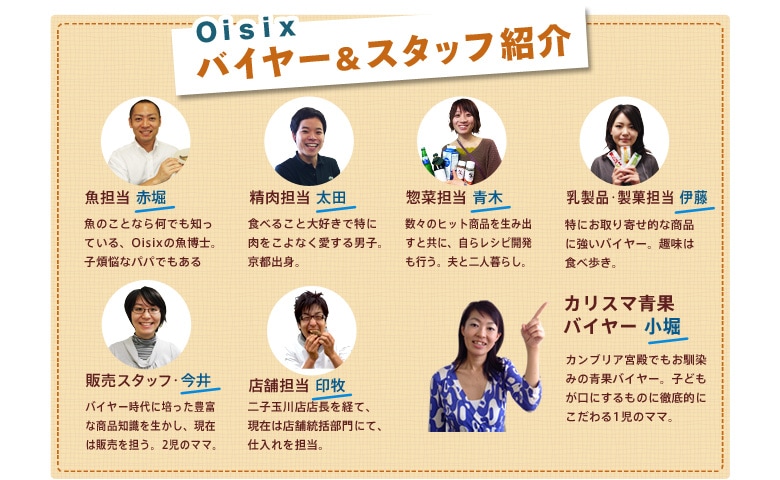 Oisix バイヤー&スタッフご紹介