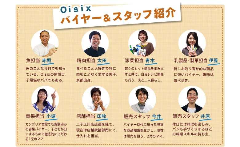 Oisix バイヤー&スタッフご紹介