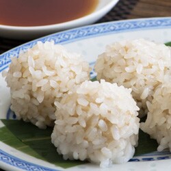 レンチン料理でもっちりもち米肉団子