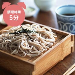 レンジで調理できる お手軽冷凍そば
