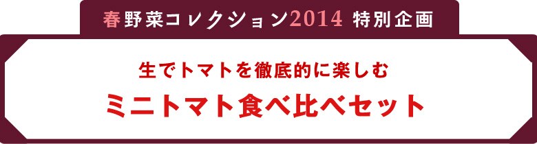 トマト食べ比べ