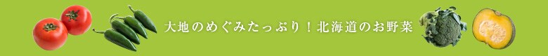 北海道のお野菜