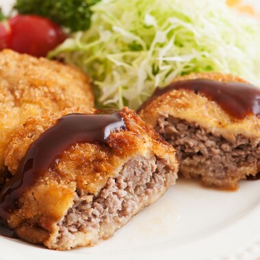 館ヶ森高原豚の手作りメンチカツ