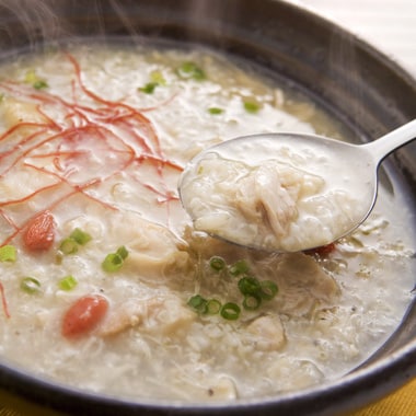 参鶏湯をスープにしました