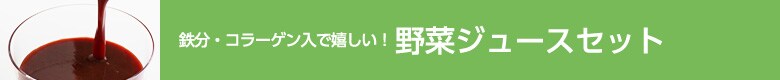 鉄分・コラーゲン入で嬉しい!野菜ジュースセット