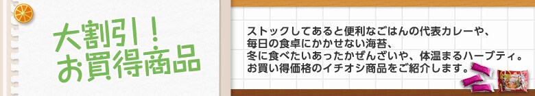 イチオシ!お買い得品