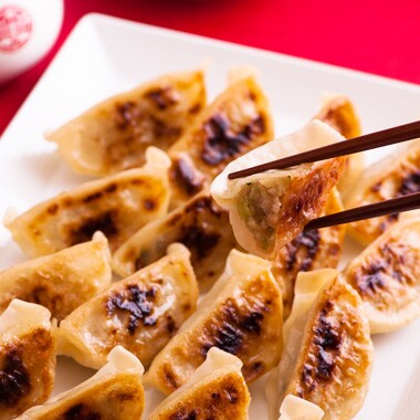国産野菜使用のジューシー餃子