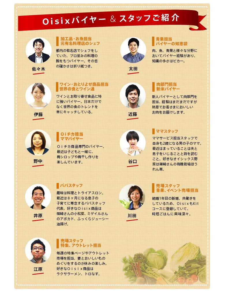 バイヤー紹介