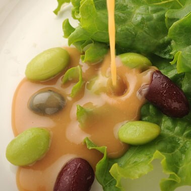 豆のドレッシング
