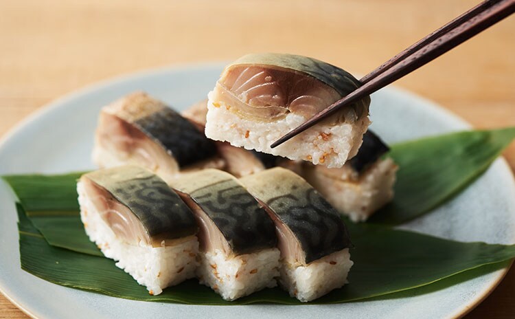 美味しさの秘訣は、脂の乗った肉厚な金華さばの身:イメージ