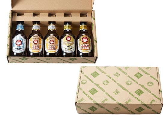 世界で愛される日本の地ビール5本セット お届けイメージ
