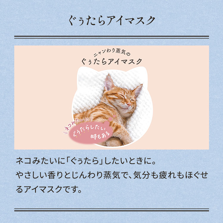 ホットアイマスク にゃんづくしギフト ｜ 2026年 Oisix母の日・父の日